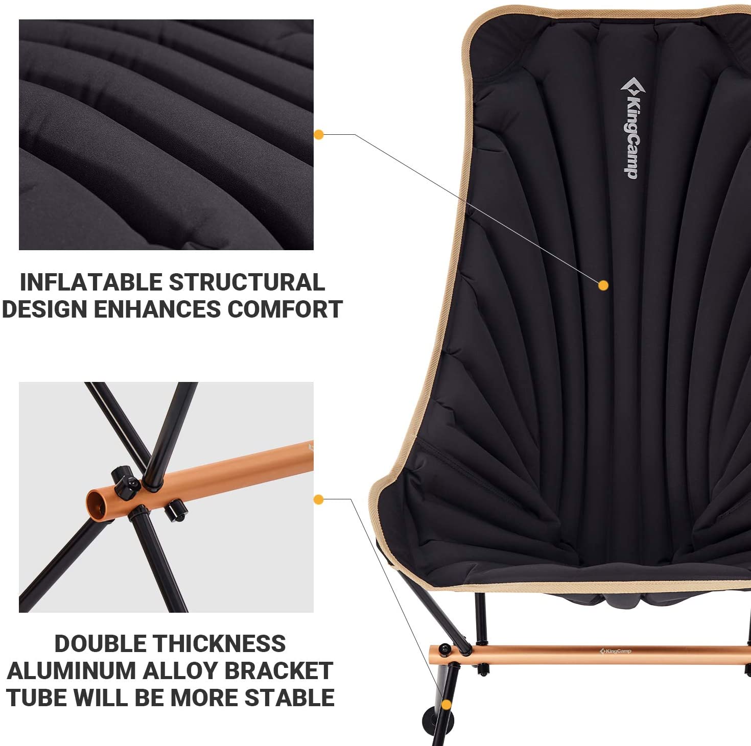KingCamp Inflatable High Back KC2034