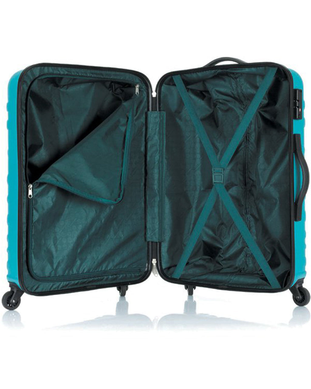 Kamiliant Siklon Hard Luggage Ocean Blue 2 Pieces Set